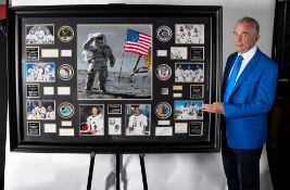 Stunning Apollo Moon Mission Framed Presentation