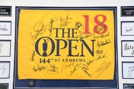 Signed 144th St. Andrews Open Flag