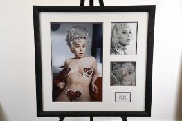 Barbara Windsor Signed Framed Memorabilia