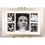 Jake Lamotta Framed Signature Presentation