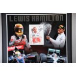 Lewis Hamilton Framed Signature Presentation