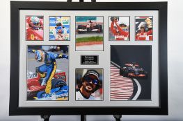 Fernando Alonso Framed Signature Presentation