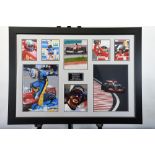 Fernando Alonso Framed Signature Presentation