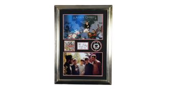 Kaiser Chiefs Framed Signature Presentation