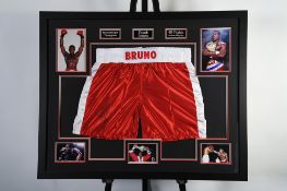 Frank Bruno Signed Shorts