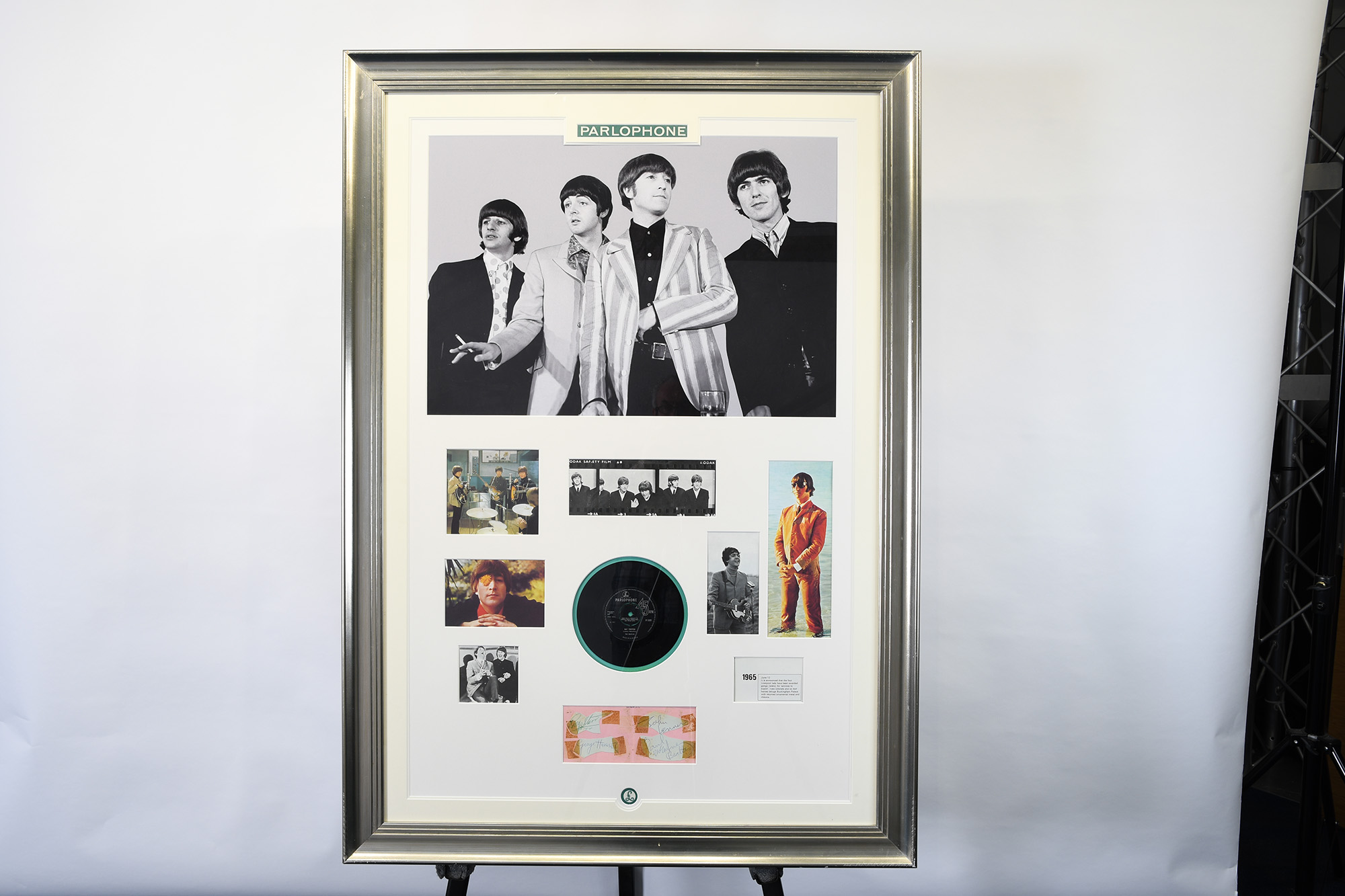 The Beatles Unique Presentation With Original Signatures - Image 4 of 7