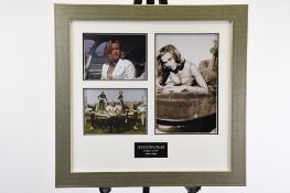 Honor Blackman framed signature presentation