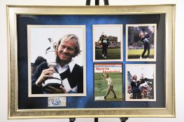 Jack Nicklaus Unique Signed Memorabilia Presentation