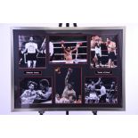 Roberto Duran Framed Signature Presentation