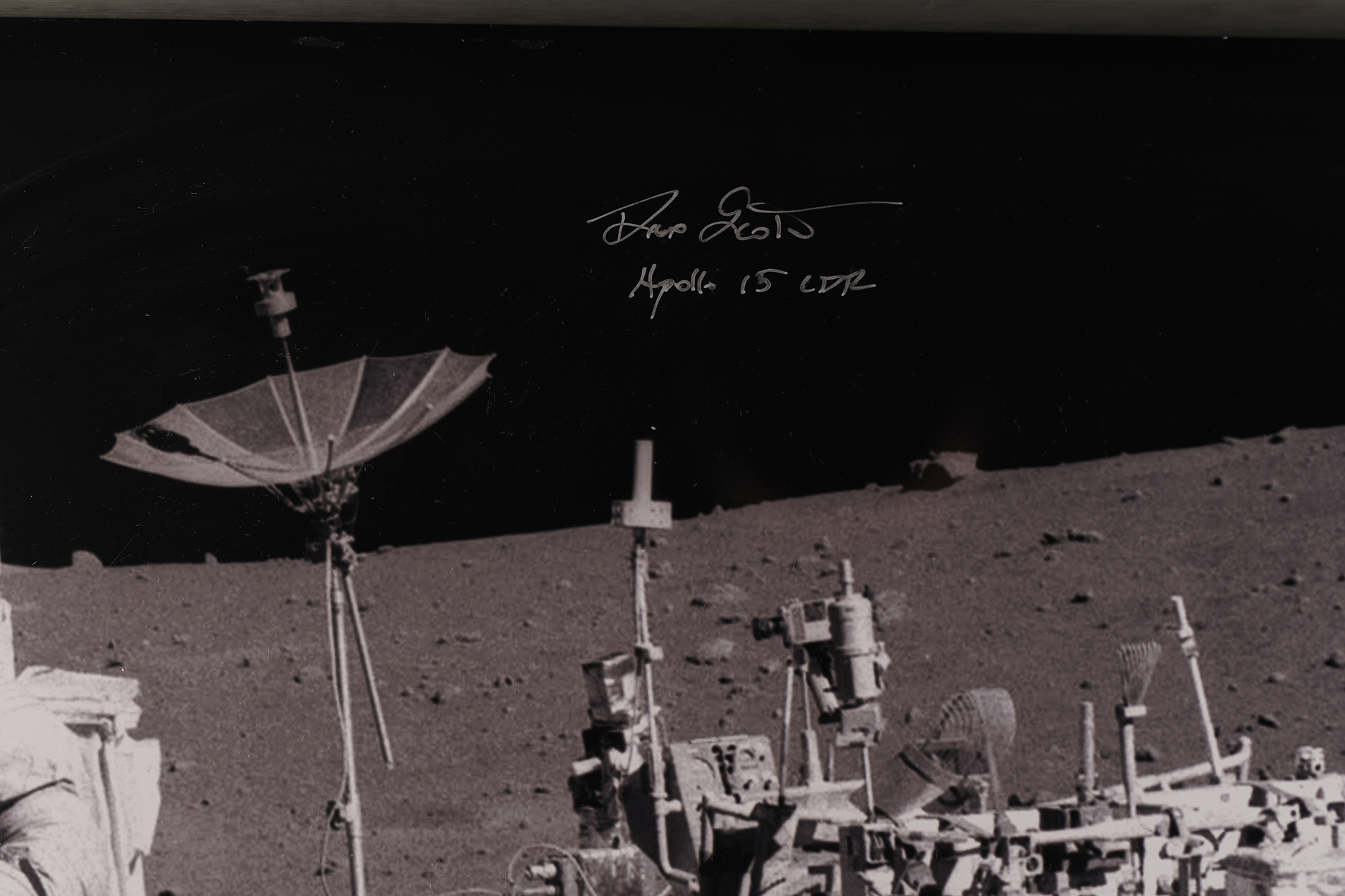 Dave Scott Apollo 15 Framed Memorabilia - Image 2 of 3