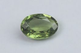 Green Sapphire, 1.08 Ct