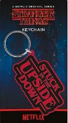 Stranger Things Stuck In The Upside Down Rubber Keychain