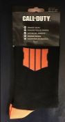 Official Call of Duty Black Ops 4 Orange Socks (UK 6-11)