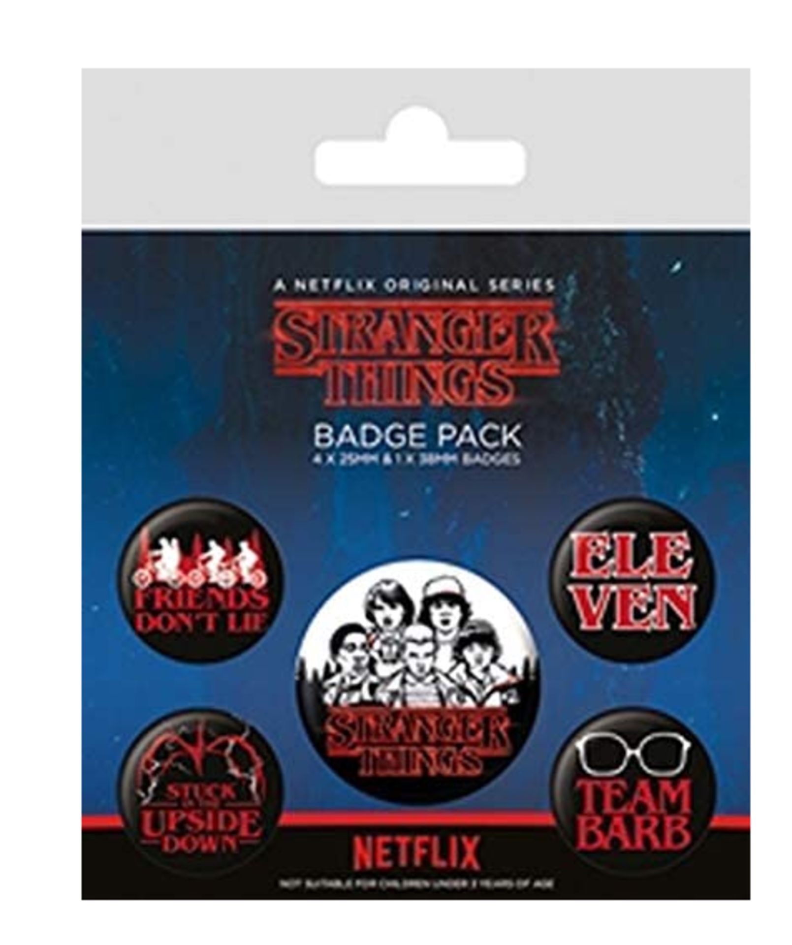 Stranger Things Characters Badge Pack