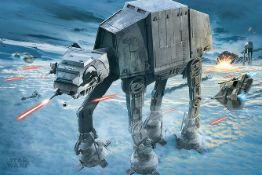 Star Wars AT-AT Attack Maxi Poster