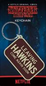 Stranger Things Leaving Hawkins Rubber Keychain