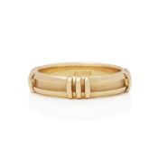 Tiffany & Co. 18k Yellow Gold 1995 Atlas Ring