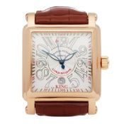 Franck Muller King Conquistador Cortez 10000K Men Rose Gold Watch