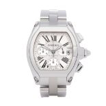 Cartier Roadster 2618 or W62019X6 Men Stainless Steel Chronograph Watch