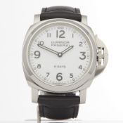 Panerai Luminor PAM00561 Men Stainless Steel Base 8 Days Watch