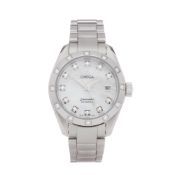 Omega Seamaster 25647500 Ladies Stainless Steel Watch
