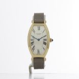 Cartier Tonneau 2451B Ladies Yellow Gold Mecanique Watch