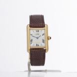 Cartier Must de Cartier Tank 1613 Unisex Gold Plated Watch