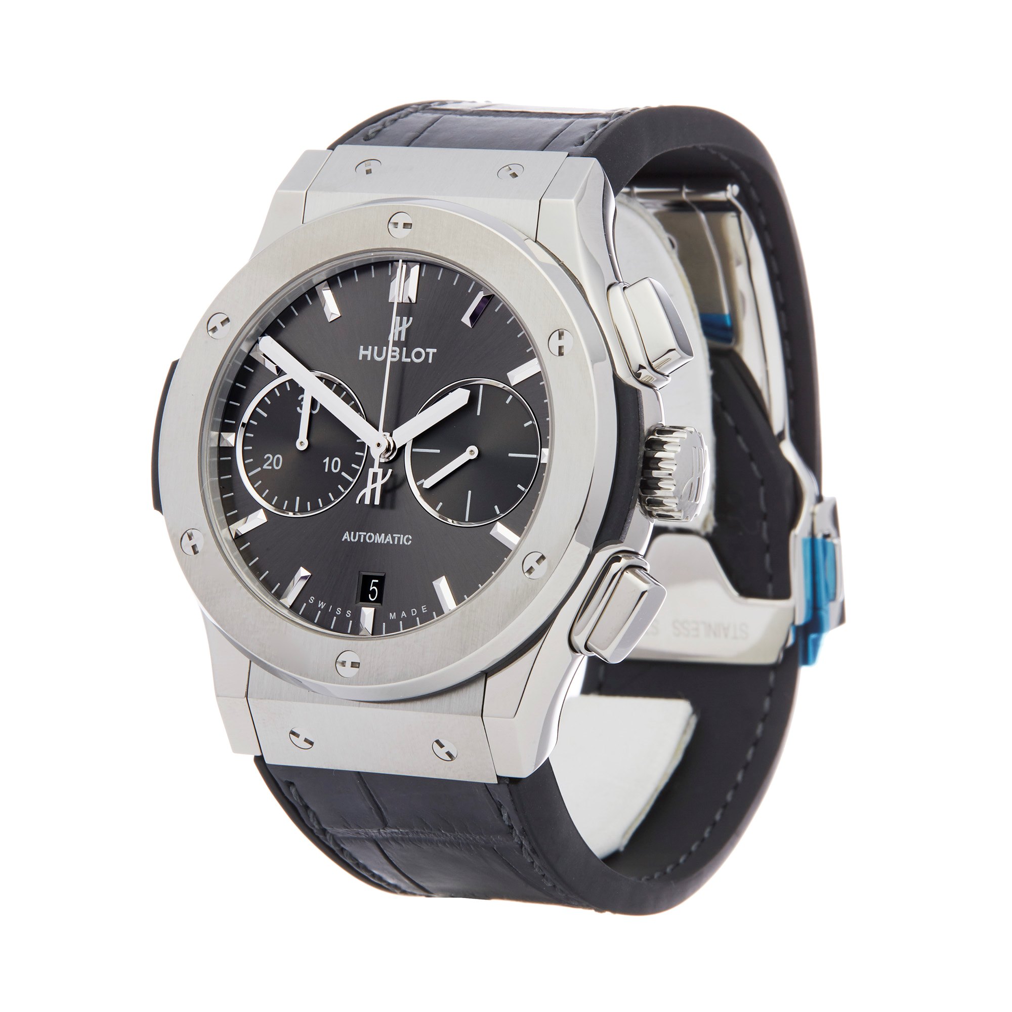 Hublot Classic Fusion 521.NX.7071.LR Men Titanium Chronograph Watch - Image 2 of 7