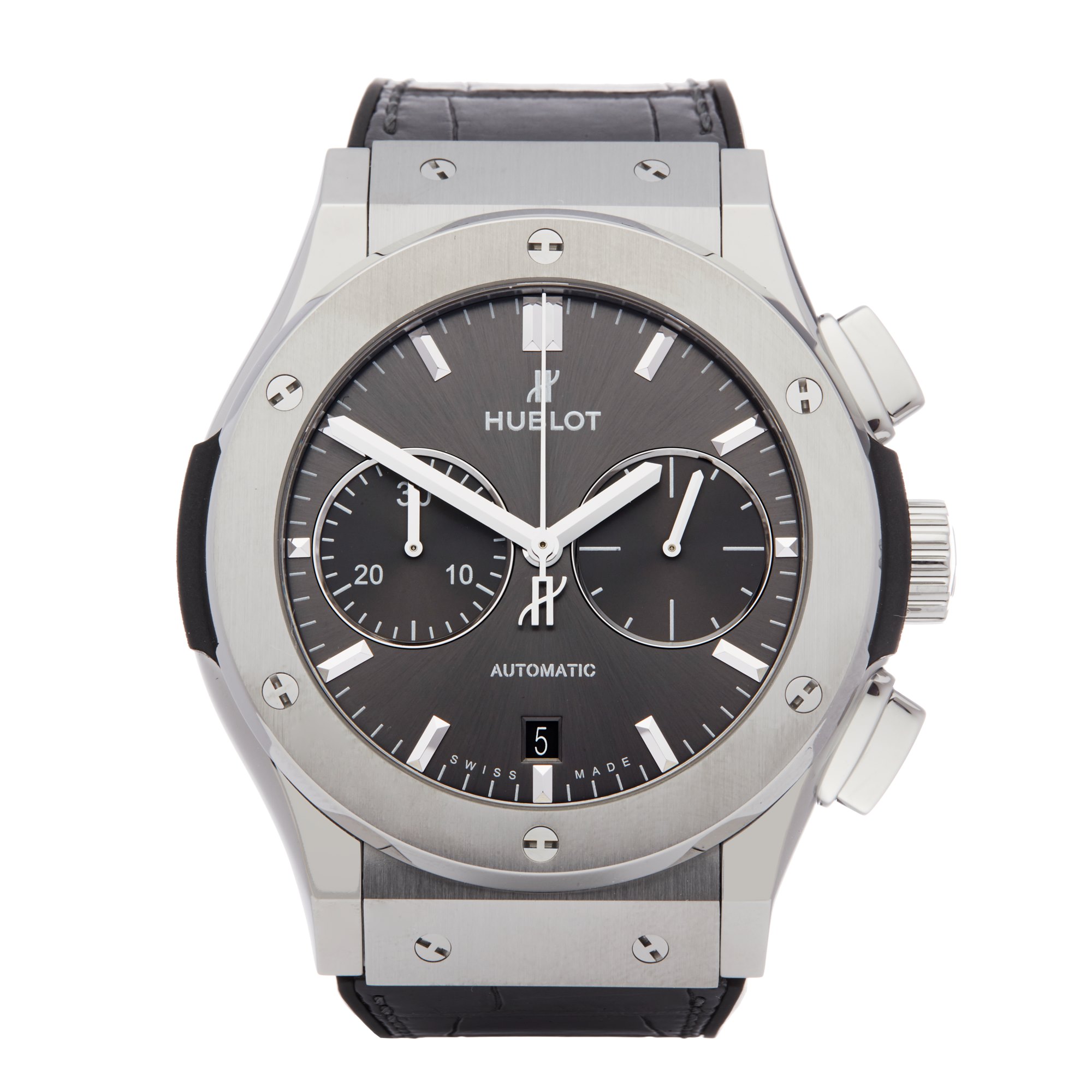 Hublot Classic Fusion 521.NX.7071.LR Men Titanium Chronograph Watch