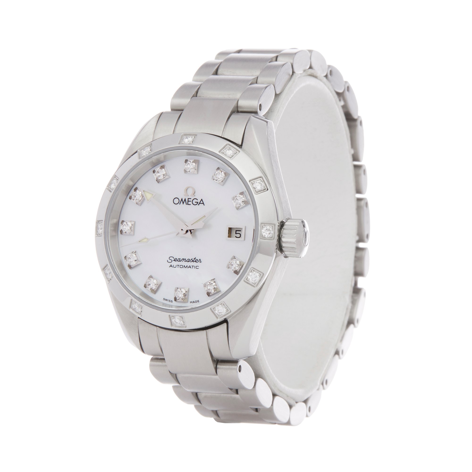 Omega Seamaster 25647500 Ladies Stainless Steel Watch - Image 2 of 7