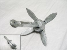 4 x 12kg galvanised folding anchor (anf12)