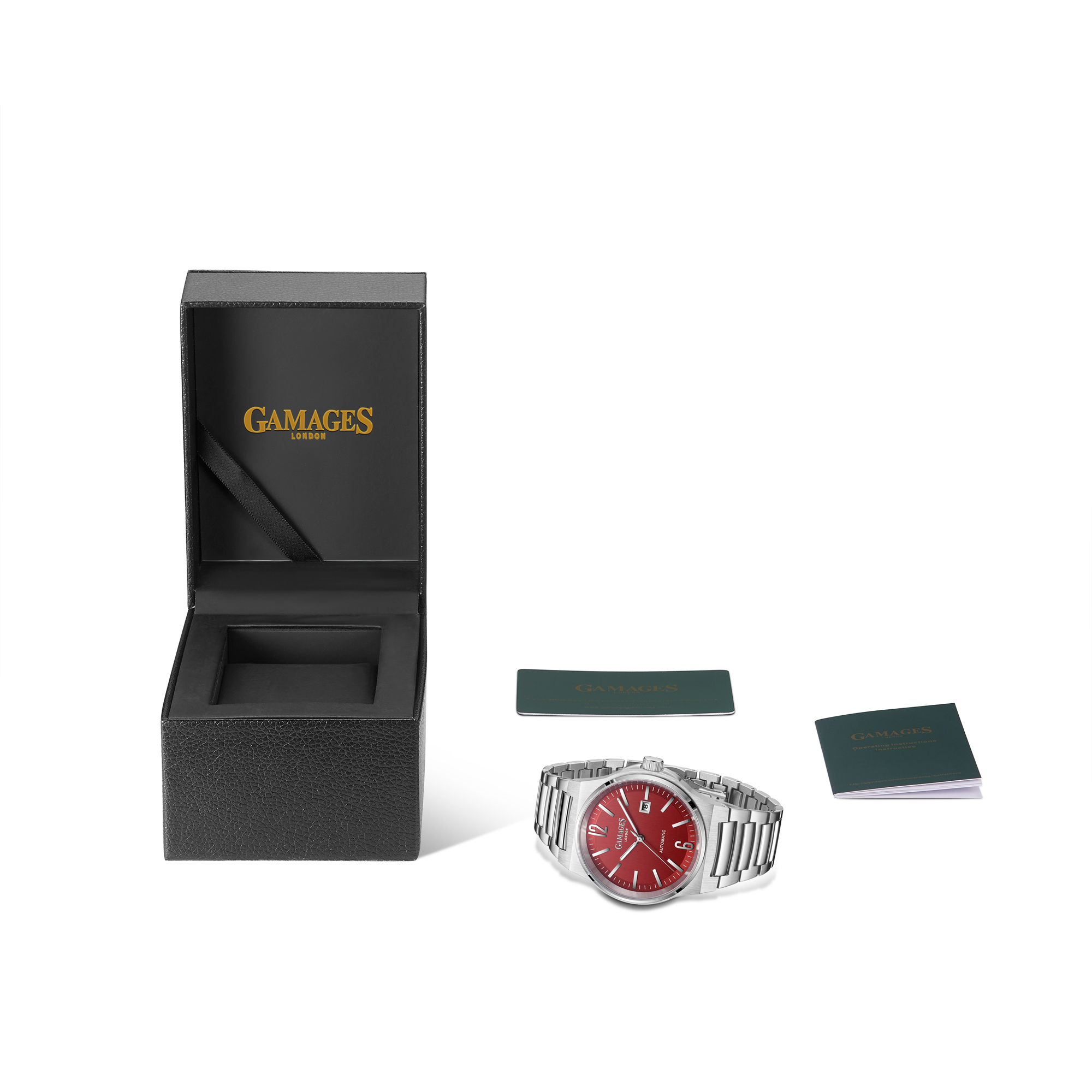 Limited Edition Hand Assembled Gamages Debonair Automatic Red – 5 Year Warranty & Free Delivery - Image 2 of 5