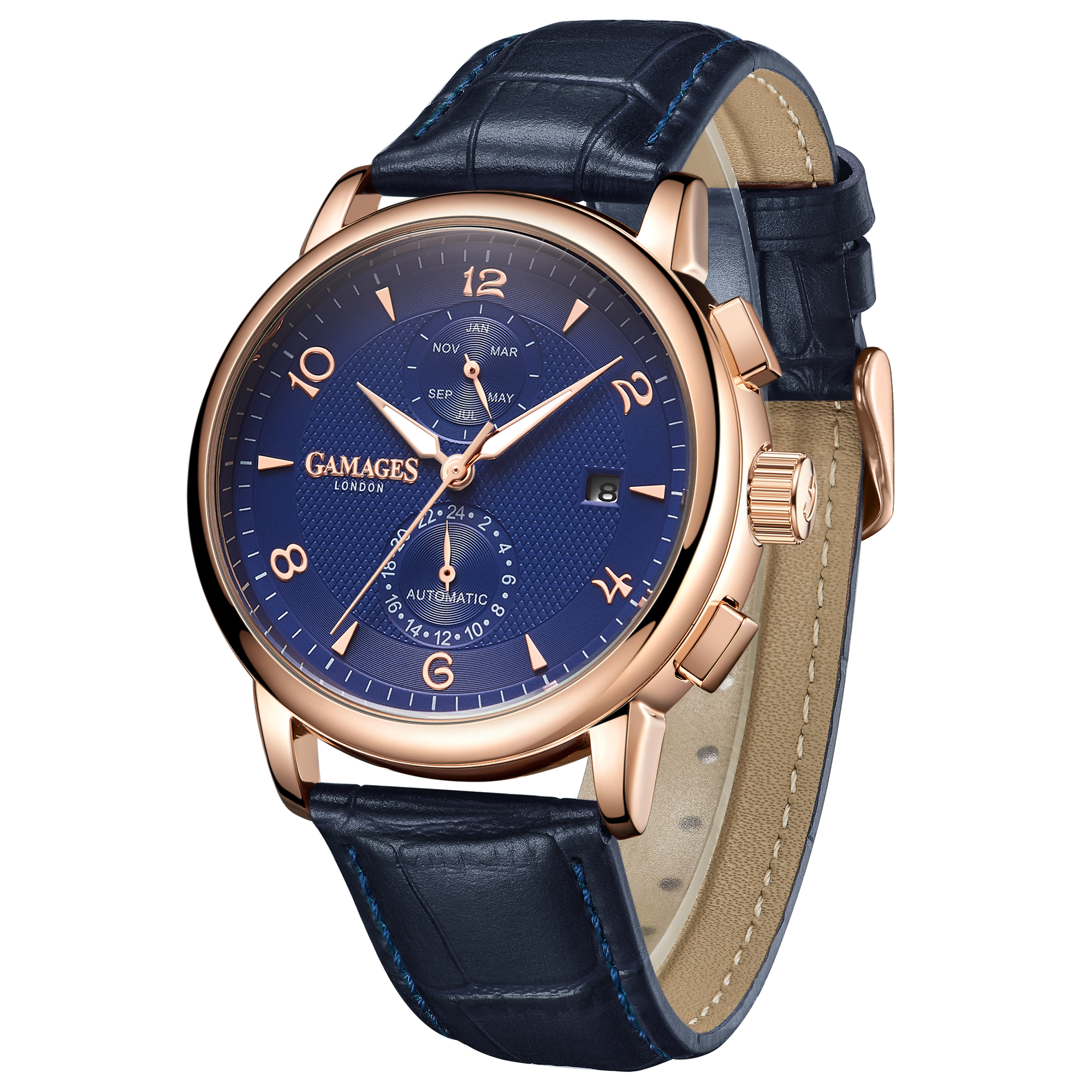 Limited Edition Hand Assembled Gamages Mystique Automatic Blue – 5 Year Warranty & Free Delivery - Image 5 of 5