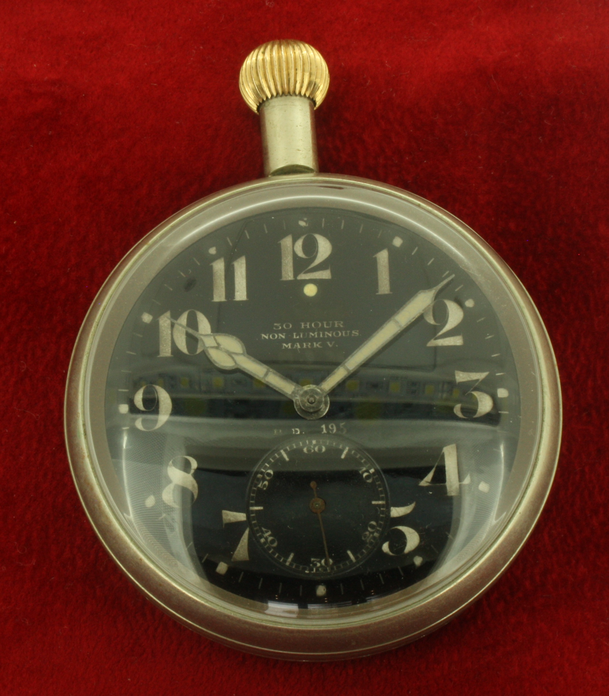 Antique Invicta Air Ministry 30 Hour Non Luminous Mark V Neckel Cased Pocket Watch