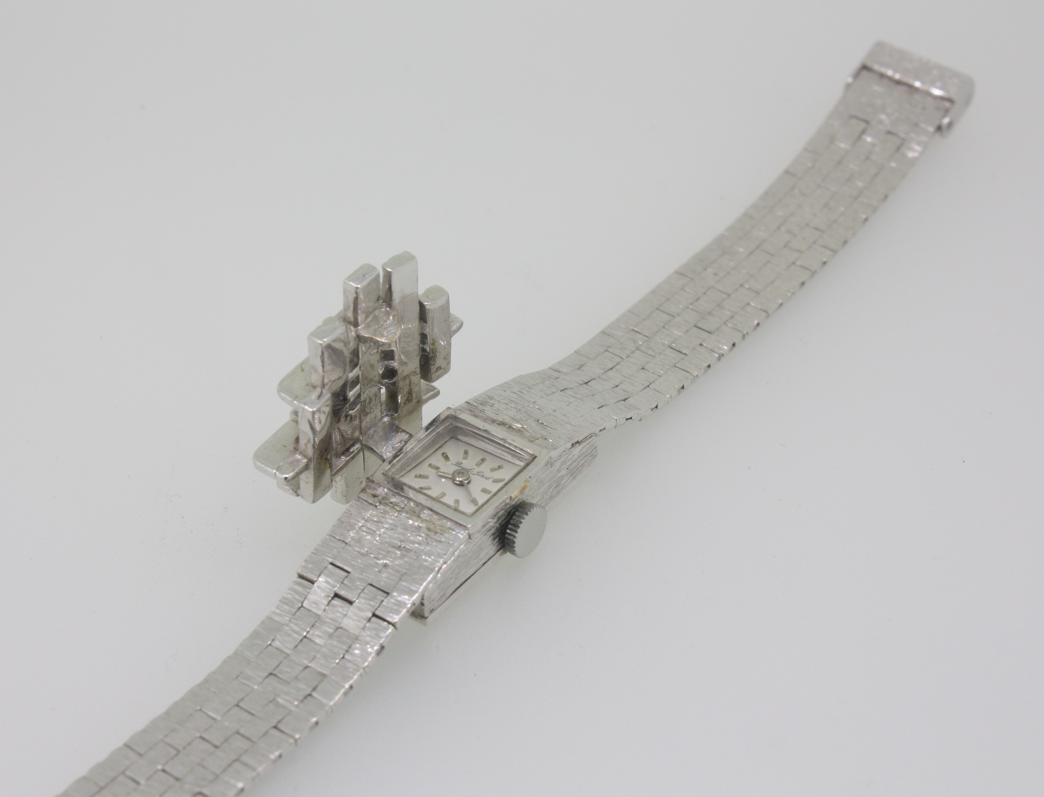 Ladies Vintage .375 9ct White Gold Bueche Girod Ladies Cocktail Watch - 38.9g - Image 4 of 13