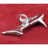 9ct (375) Yellow Gold Great White Shark Pendant