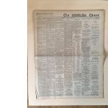 1916 Original 2nd May Newspaper The Easter Rising Latest Reports