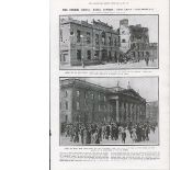 Original 1916 Print "The Dublin Rising"