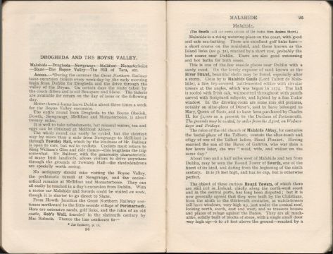 Hardback Illustrated Tourist 1926 Guide Book Dublin City to The Boyne Valley - Image 3 of 12