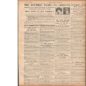 Original Irish War Of Independence Newspaper Reports & Headlines