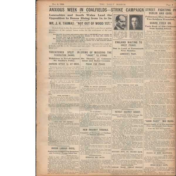 Original Irish War Of Independence Newspaper Reports & Headlines