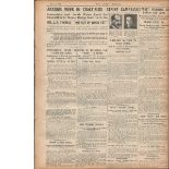 Original Irish War Of Independence Newspaper Reports & Headlines