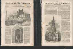 Antique Set Featuring 2 Editions of The Dublin Penny Journal published 1882 (32)