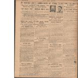 Michael Collins Foils His Train Hold-Up Original 1922 Newspaper