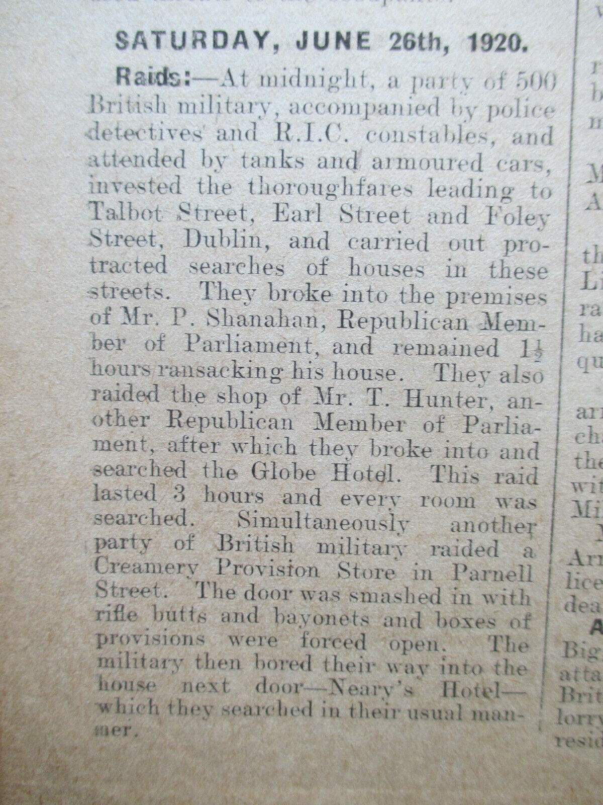1920 'Eire Og-Young Ireland' Irish Revolutionary Original Newspaper - Image 2 of 5