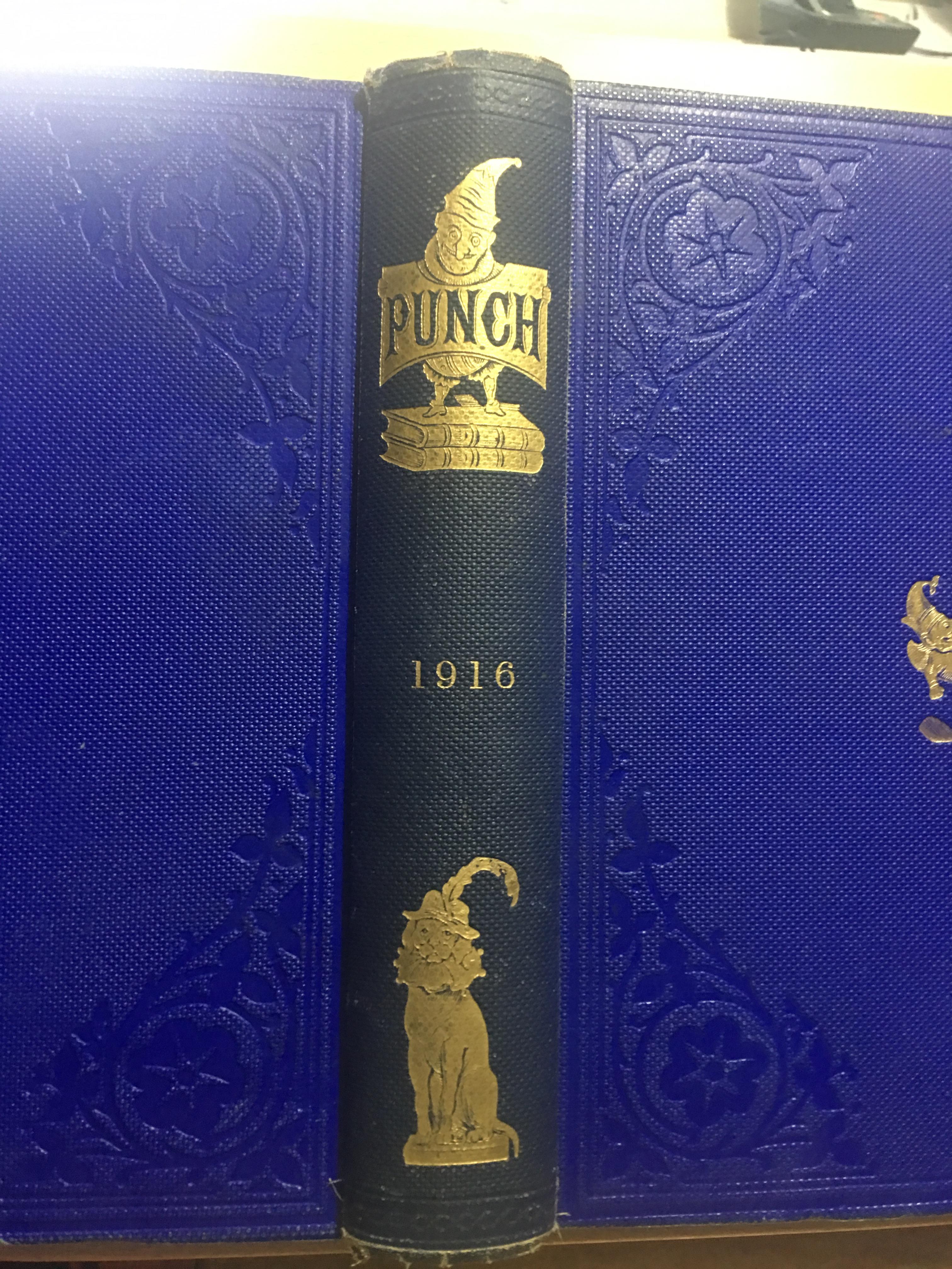 Rare Punch Complete 1916 Year Bound Album: Sinn Fein, Ulster, Home Rule