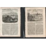 Antique Set Featuring 2 Editions of The Dublin Penny Journal published 1882 (33)