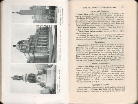 Hardback Illustrated Tourist 1926 Guide Book Dublin City to The Boyne Valley - Image 10 of 12