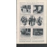 The Captured Four Courts Fierce Dublin Fighting Original 1922 Print