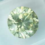 IGI Certified 2.11Cts 100% Natural Y-Z Brownish Yellow Colour Diamond Si2